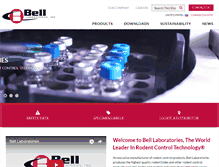 Tablet Screenshot of belllabs.com